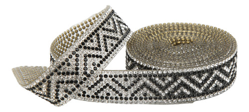 Corrente De Strass Diy Crafts Ribbon, 2 Jardas E 2 Cm De Lar