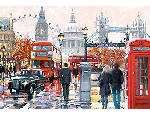 Puzzle Castorland London Collage (1000 Piezas)