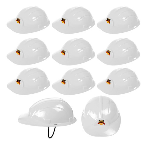30 Chapéu Construção Capacete Fantasia De Engenheiro Branco