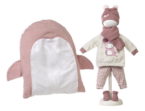 Vestido Abrigo Llorens Bebe Muñeca Pinguino Juguete 43cm Ax®