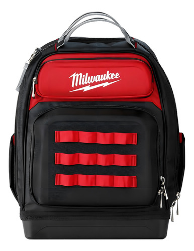 Mochila Milwaukee 48228201 Trabajo Negro/Rojo 1680D.