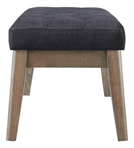 Banco Tapizado Patas De Madera Maciza, Otomana Asiento ...