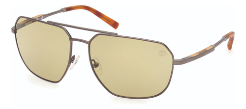 Lentes De Sol Plateado Polarizados Timberland Tb0000906h