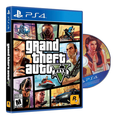 Juego Original Gta V Ps4 Play Station 4 Nuevo Sellado Fisico