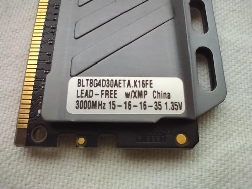 Crucial Ballistix Tactical 16gb 2x8g Ddr4 3000 Villurka Comp (Usado)