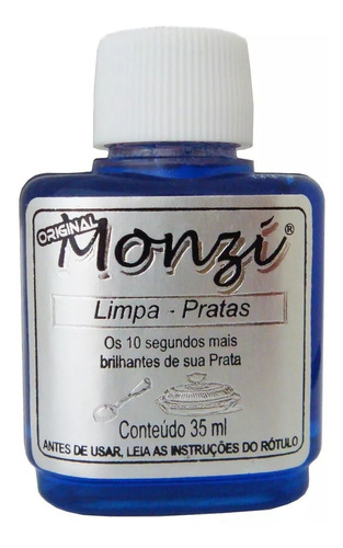 Limpa Prata Monzi 35ml Pronta Entrega