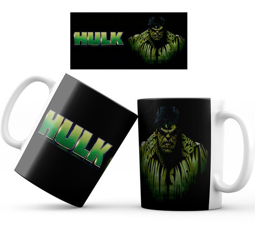 Mug Taza Hulk Superheroe Marvel 001