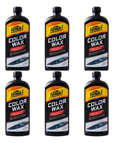 6 Ceras Color Blanco Formula 1 16 Oz (473 Ml)