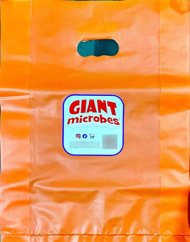 Bolsa Para Regalo Giant Microbes 35x35 Cm