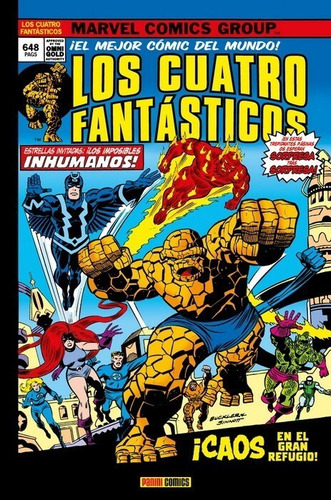 Marvel Gold Omnibus Los 4 Fantásticos 8 ¡caos En El Gran Refugio!