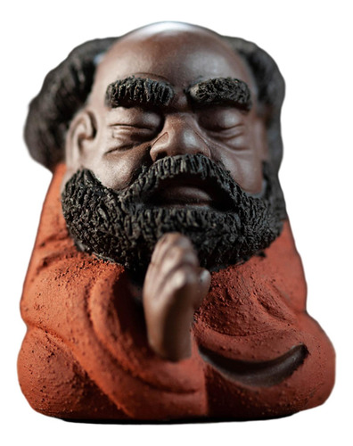 Estatuilla De Bodhidharma, Figura En Miniatura Para Té,