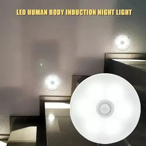 Lámpara Luz Led Con Sensor De Movimiento Recargable X1 Und