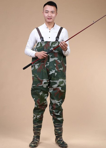 Wader Traje De Pesca Con Botas Impermeable Talla 41-44