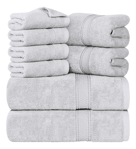 Utopia Towels Juego De Toallas Premium De 8 Piezas, 2 Toalla