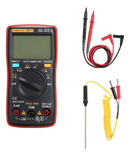 Richmeters Rm111, Multímetro Portátil De 4 Dígitos