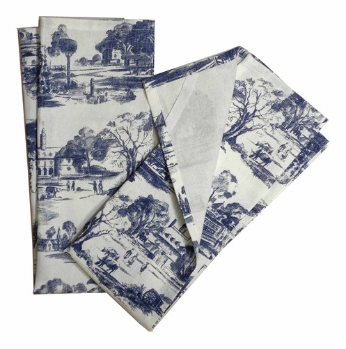 Paño Toile French Country - Juego De 2 Para Platos  Fr2xy