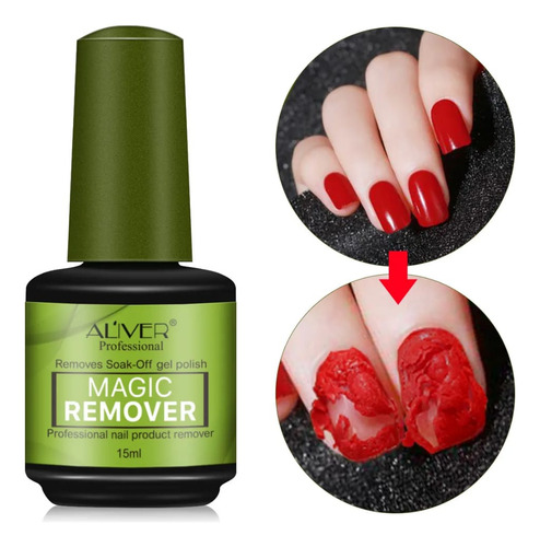 Quita Esmalte Mágico 2 Min Gel Sin Acetona Daño Uña Postizas