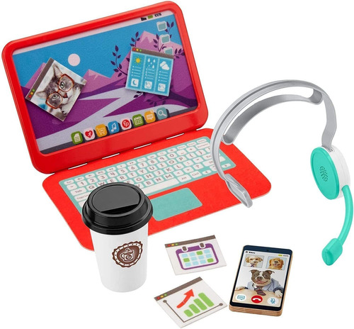 Fisher Price My Home Office Pretend Station Work Statio...
