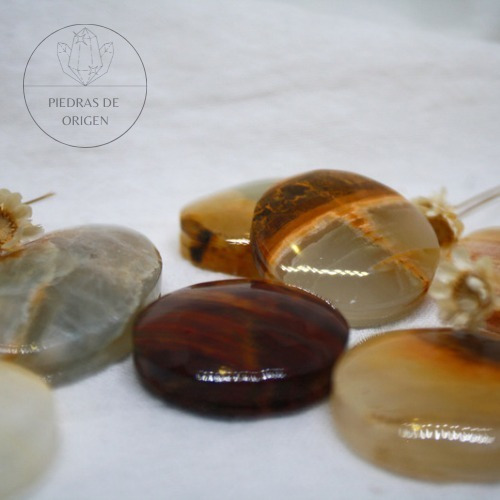 Cabuchones De Piedra - Ónix Surtido