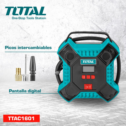 Imagen 5 de 8 de Compresor Inflador 12v Total 160psi