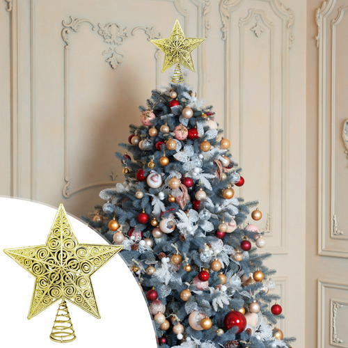 O Christmas Pentagrama Navideño De Plástico Galvanizado T 40