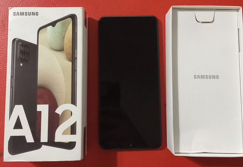 Samsung Galaxy A12 - Excelente Estado - Como Nuevo Azul Oscuro (Usado)