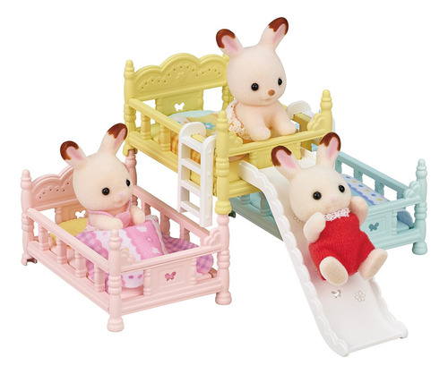Literas Triples Para Muñecos Calico Critters