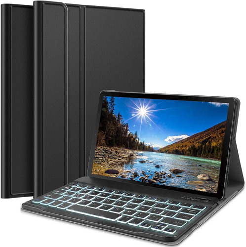 Funda Teclado Tapa Negro Para Galaxy Tab A 8.4  