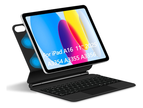 Funda Tipo Folio Magic Keyboard Para iPad A16, 11 Pulgadas,
