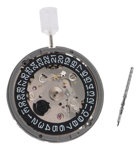 1 Juego De Piezas De Movimiento De Reloj Mecánico Nh35 Nh35a Color Silver&black