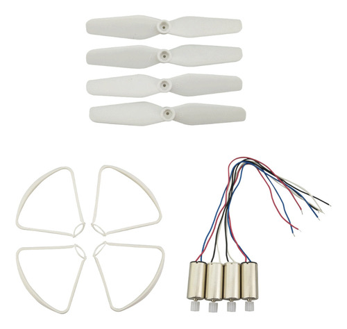 4x Propeller & & Motors Para X23 X23w Rc Helicopter Diy