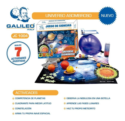 Universo Asombroso Juego De Ciencias Galileo