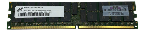 Memoria Ecc Servidor Rdimm 2gb Pc2-5300p 405476-051 Kingston