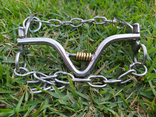 Freio Água Choca Leve Inox Com Salivador Cavalo Mula Burro