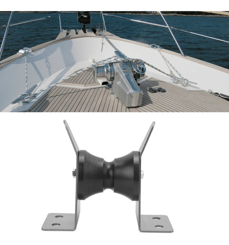 Suporte Marítimo Anchor Mount 316 Roda Dupla De Aço Inoxidáv