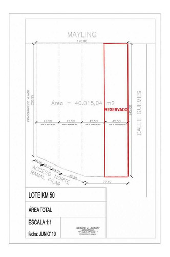 Imagen 2 de 2 de Terreno De 4 Ha Km 49 En Venta - Pilar, G.b.a. Zona Norte