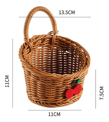 Cesta Para Colgar En La Pared, Cesta Colgante Para Frutas Y