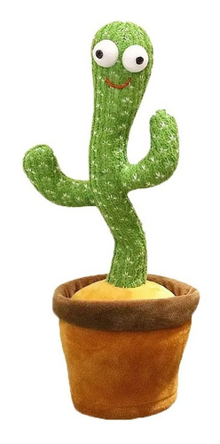 Imagen 2 de 10 de Cactus Oscar Juguete Luminoso Baila Habla Imitador Para Bebe