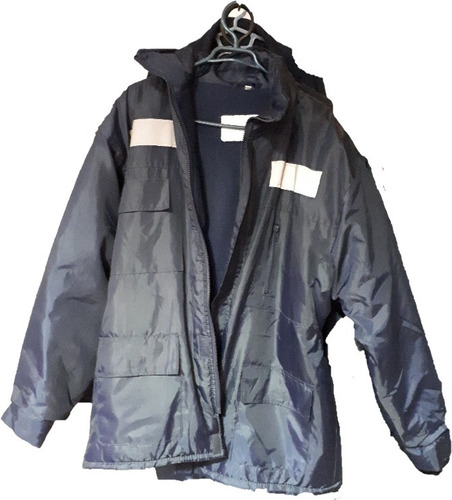 Parka Termica Moto Repele Agua, Viento, Con Reflectantes