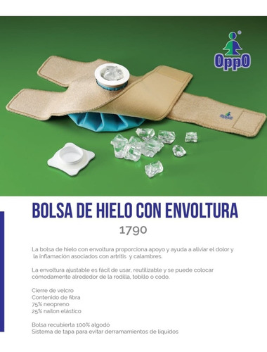 Imagen 4 de 7 de Bolsa Compresa Con Sujetador Terapía Fría O Caliente Oppo
