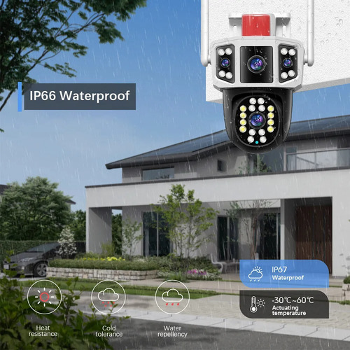 Camara De Seguridad Wifi Yoosee Camara Exterior Ip Baliza