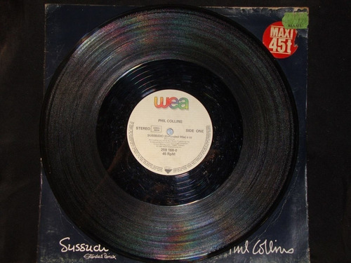 Vinilo Phil Collins Sussudio Maxi Si3