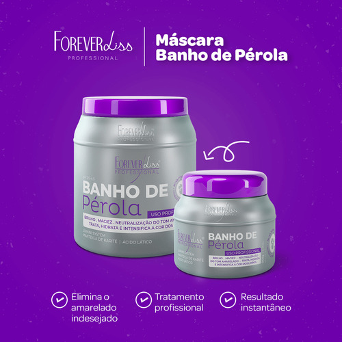 Máscara Banho De Pérola 1kg - Forever Liss