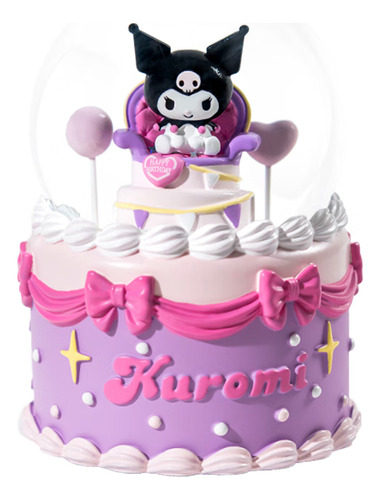 Caja De Música Sanrio Kuromi, Tarta De Cumpleaños, Caja De P