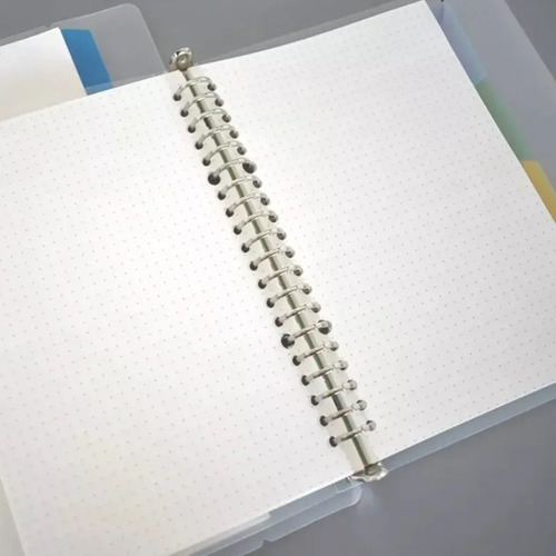 Libreta Anillada Languo Tipo Binder A5 Con Sistema Refill