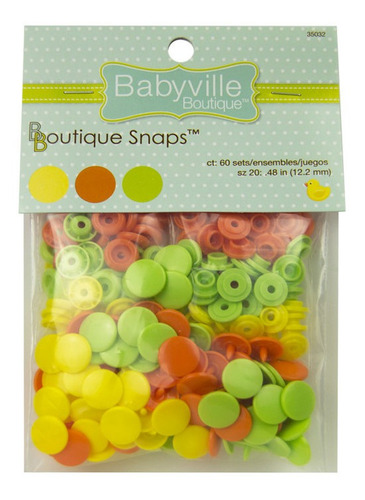 60 Broches De Presión De Color Para Pañal Babyville Boutique