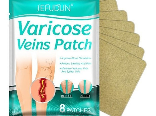 Kit 24 Parches Alivia Dolor Venas Varicosas Varices Trombo