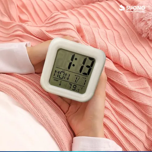 Despertador con temperatura sale