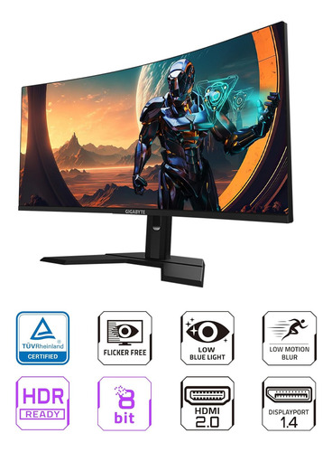 Monitor 34 Gigabyte Gs34wqc Va Gaming Wqhd Ultrawide 2k 135h