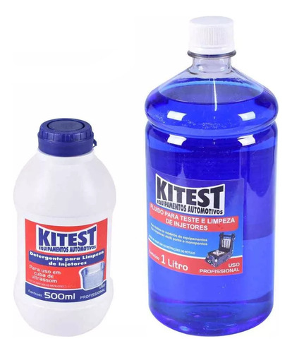 Kit Fluido De Testes + Detergente P/limpeza De Injetores 